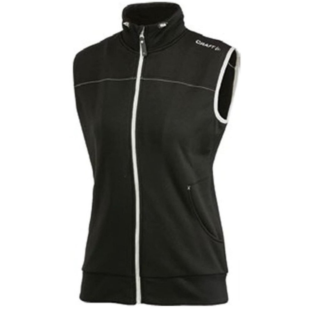 NWT Craft Leisure Black Zip Front Vest